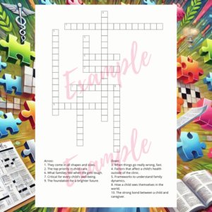 16 pediatric nursing crossword puzzles book example