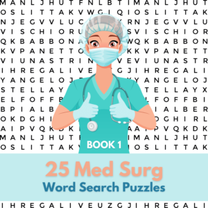 25 Med Surg Word Search Puzzles Ebook 1