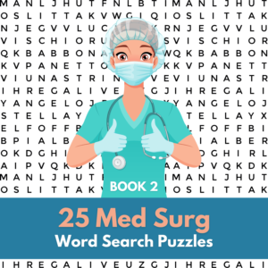 25 Med Surg Word Search Puzzles Ebook 2