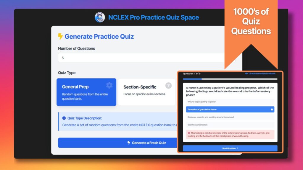 NCLEX Prep Practice Quiz